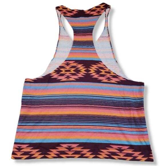 Asos Top Size Small Racerback Aztec Print Southwest Pattern Southwestern Print - Picture 2 of 5